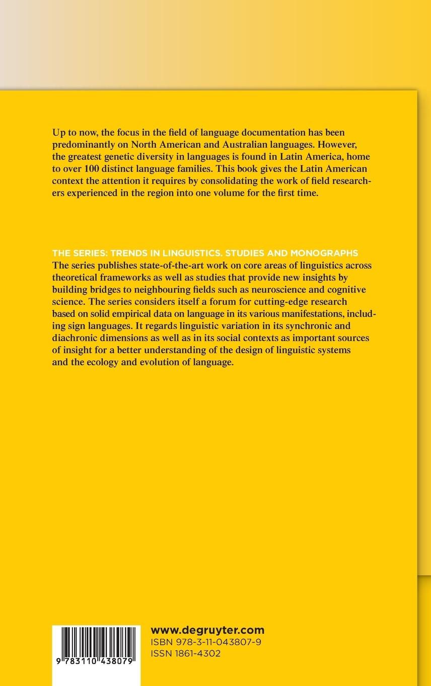 Rückseitencover Language Documentation and Revitalization in Latin American Contexts