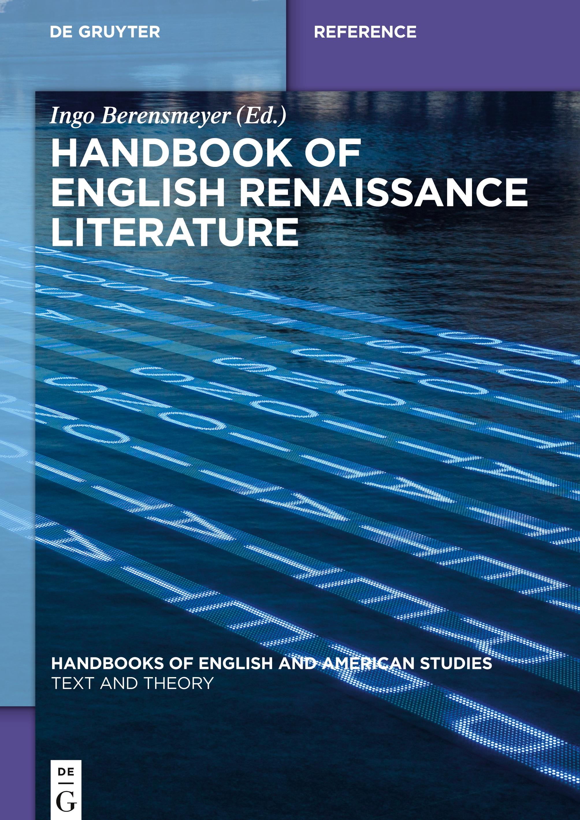 Vorderes Coverbild Handbook of English Renaissance Literature