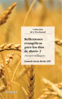 Vorderes Coverbild Reflexiones evangélicas para los días de diario II : tiempo ordinario