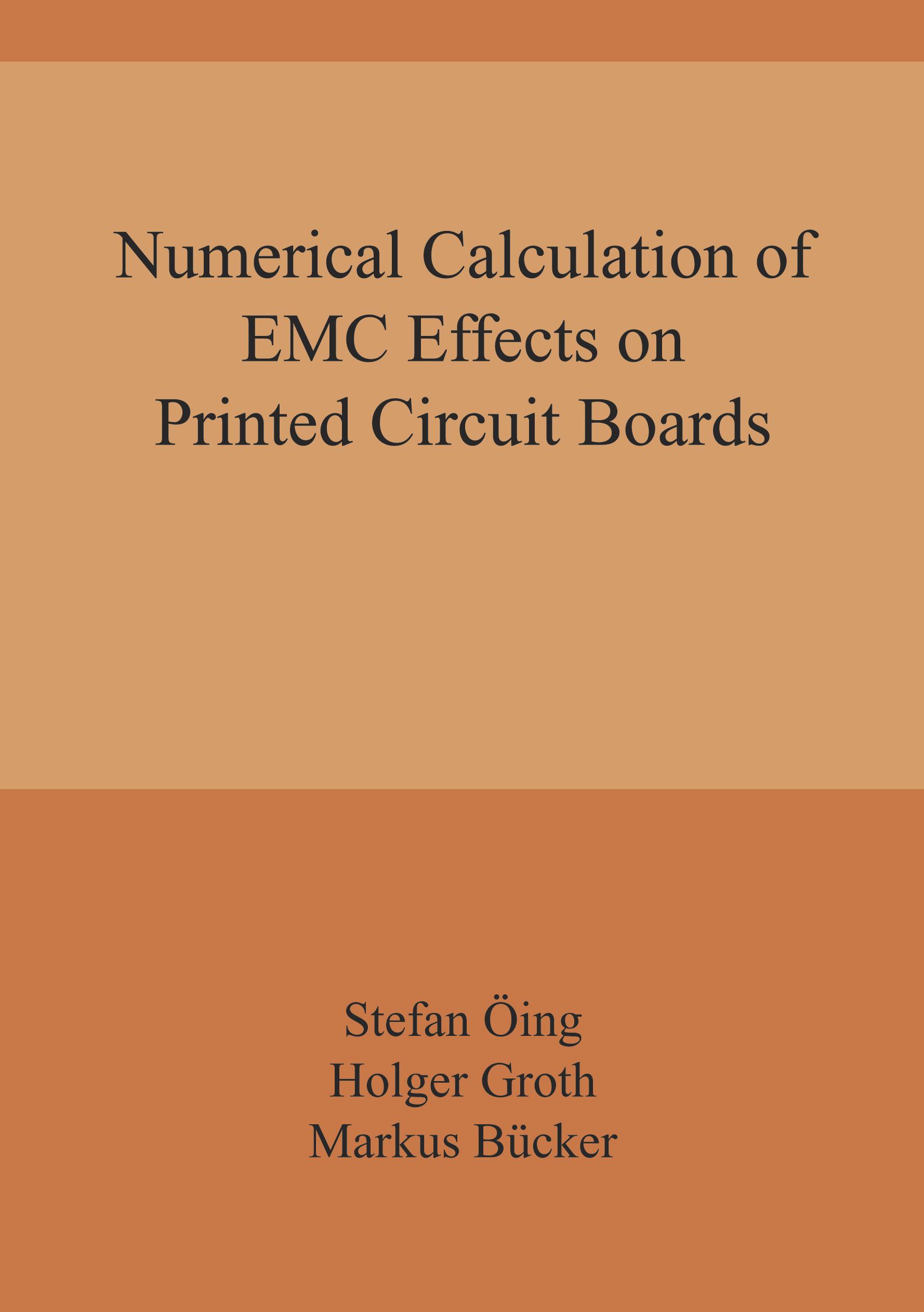 Vorderes Coverbild Numerical Calculation of EMC Effects on Printed Circuit Boards