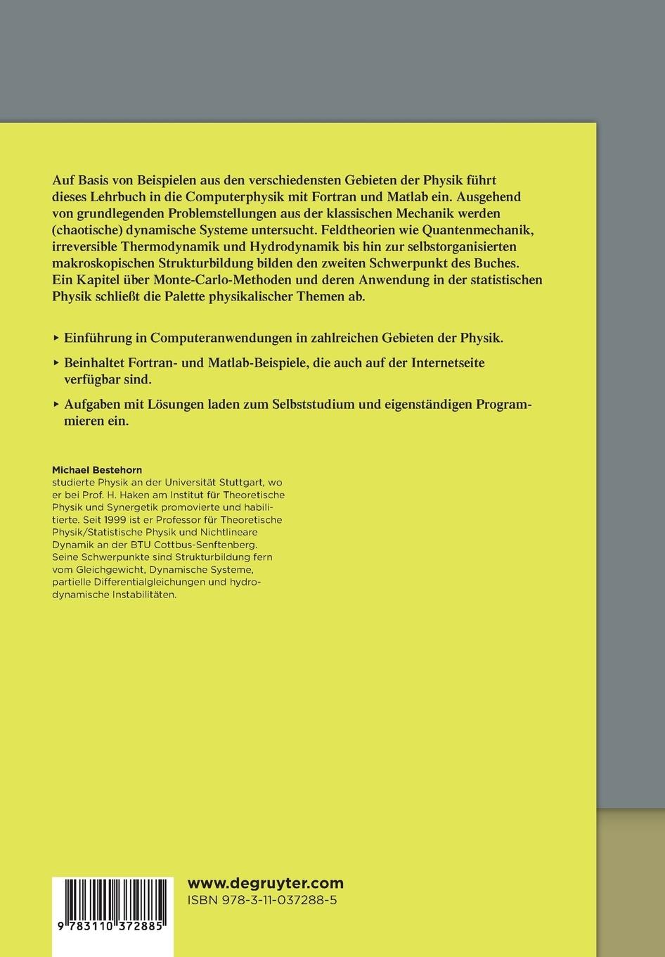 Rückseitencover Computational Physics