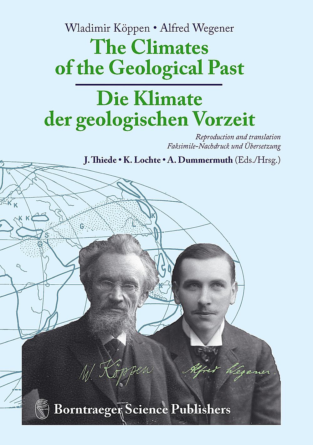 Vorderes Coverbild The Climates of the Geological Past - Die Klimate der geologischen Vorzeit