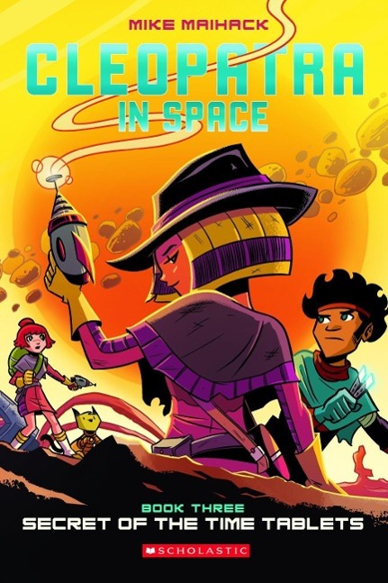 Vorderes Coverbild Secret of the Time Tablets: A Graphic Novel (Cleopatra in Space #3)