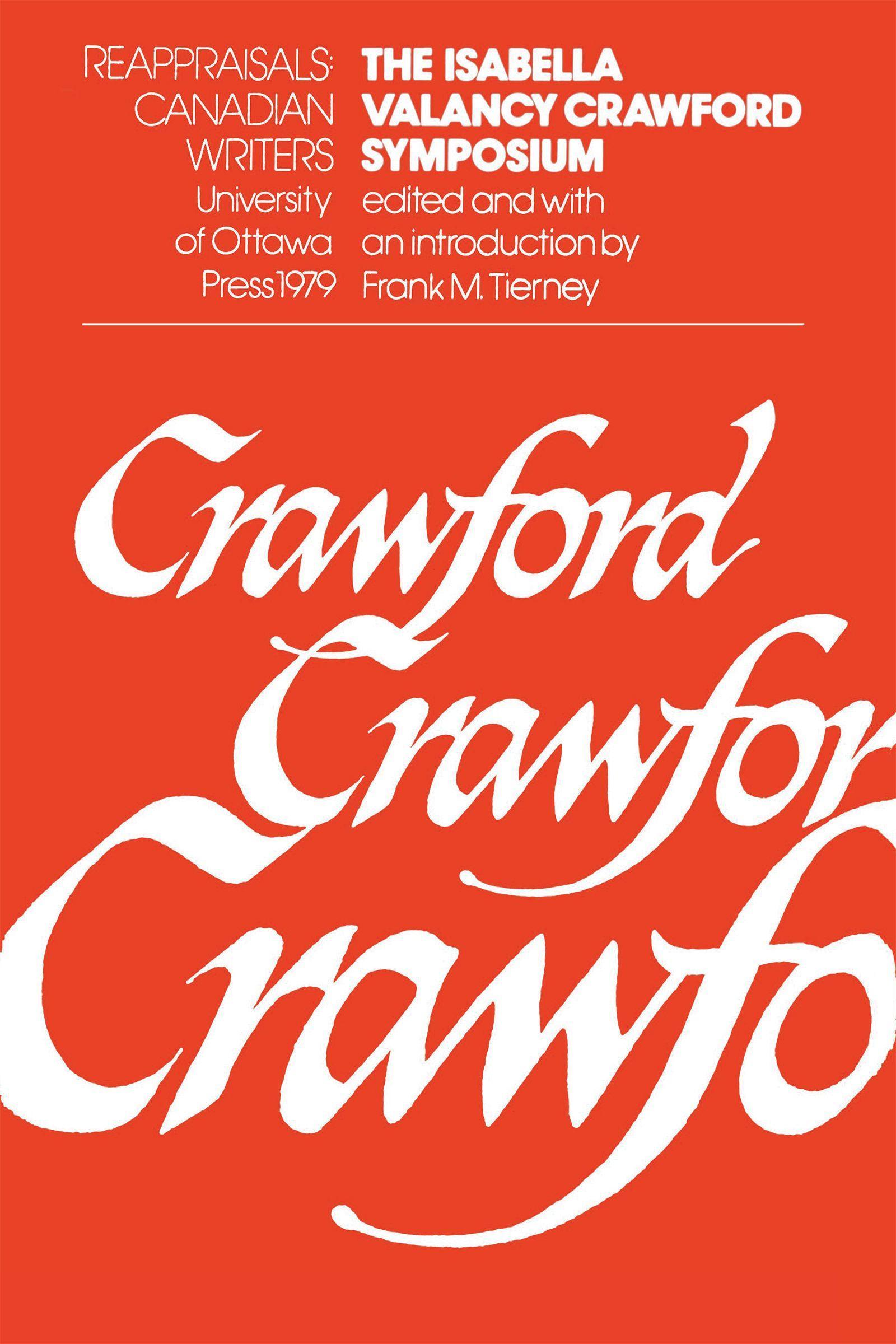 Vorderes Coverbild The Isabella Valancy Crawford Symposium