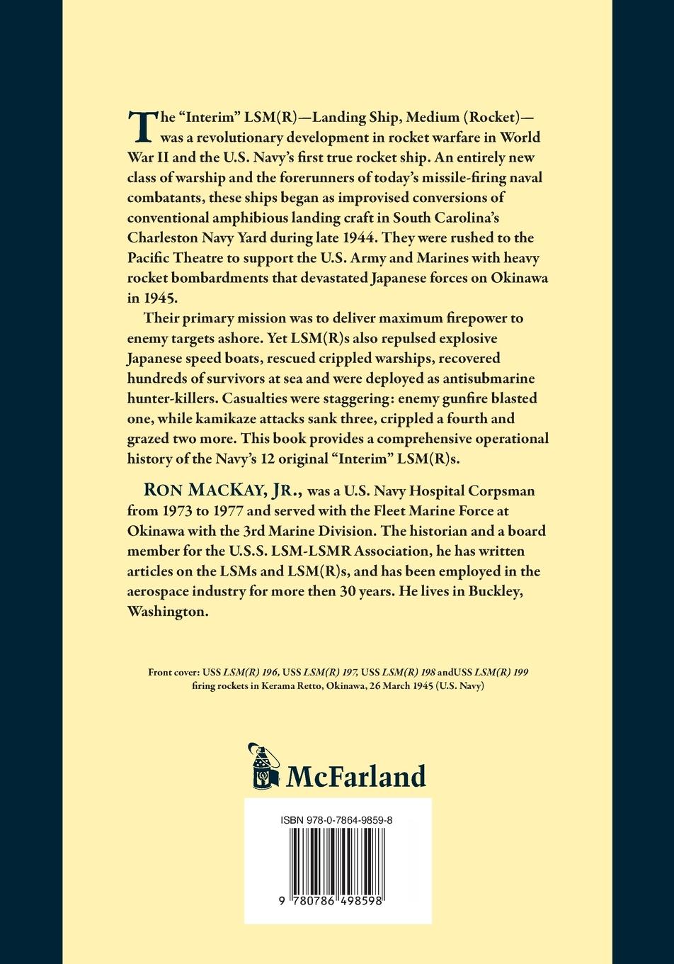 Rückseitencover The U.S. Navy's "Interim" LSM(R)s in World War II