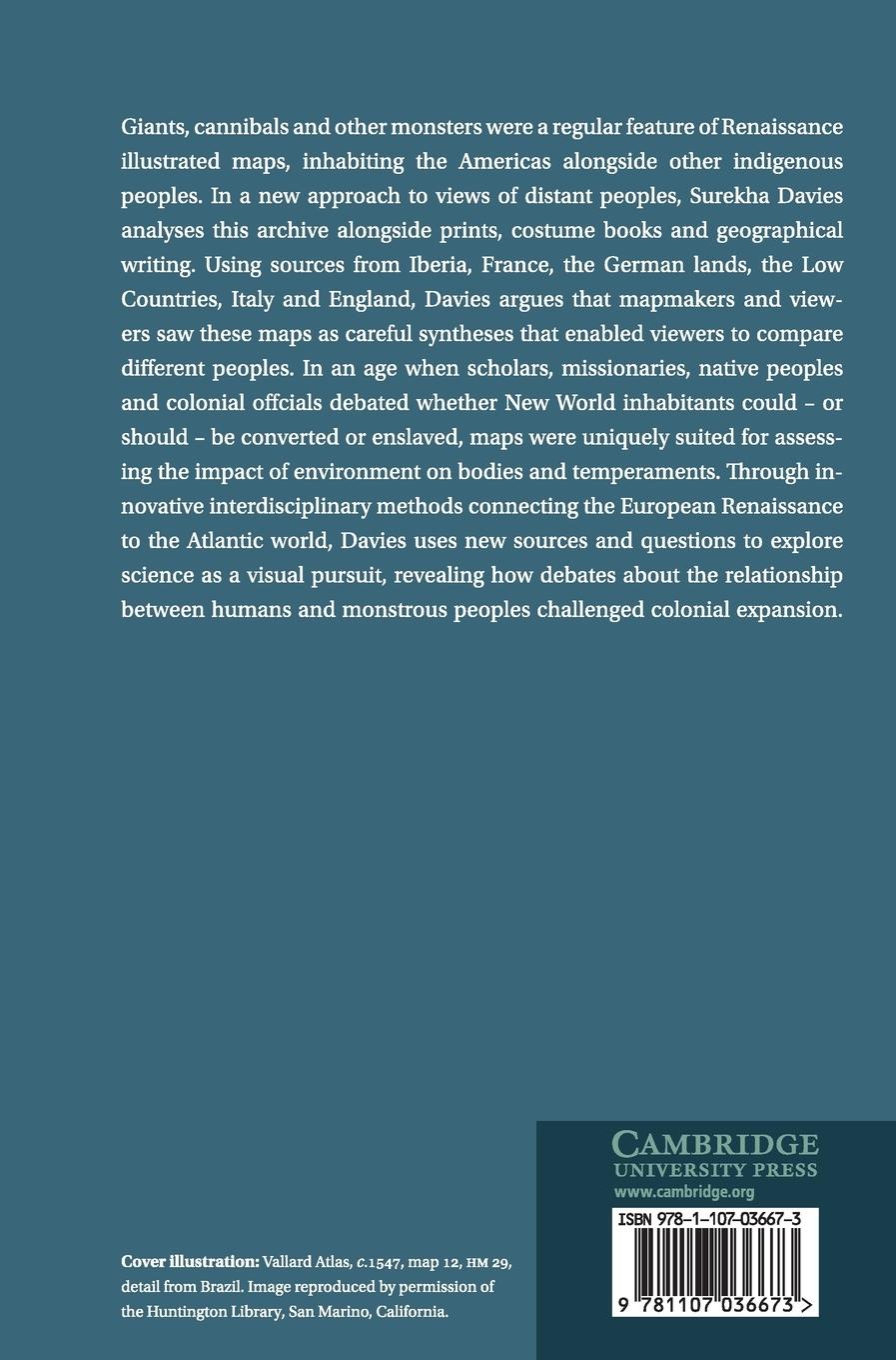 Rückseitencover Renaissance Ethnography and the Invention of the Human