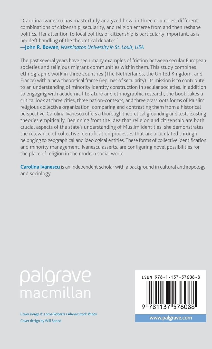 Rückseitencover Islam and Secular Citizenship in the Netherlands, United Kingdom, and France