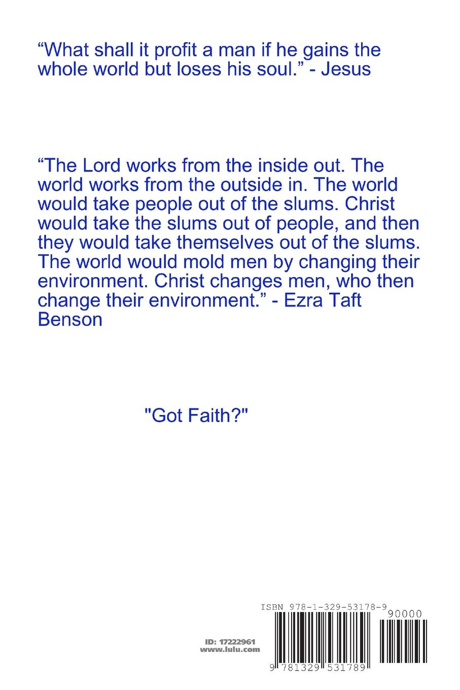 Rückseitencover Jesus' Miracles - A True Story