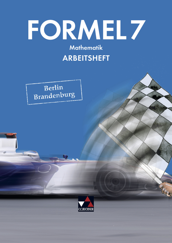 Vorderes Coverbild Formel 7 Berlin/Brandenburg. Arbeitsheft