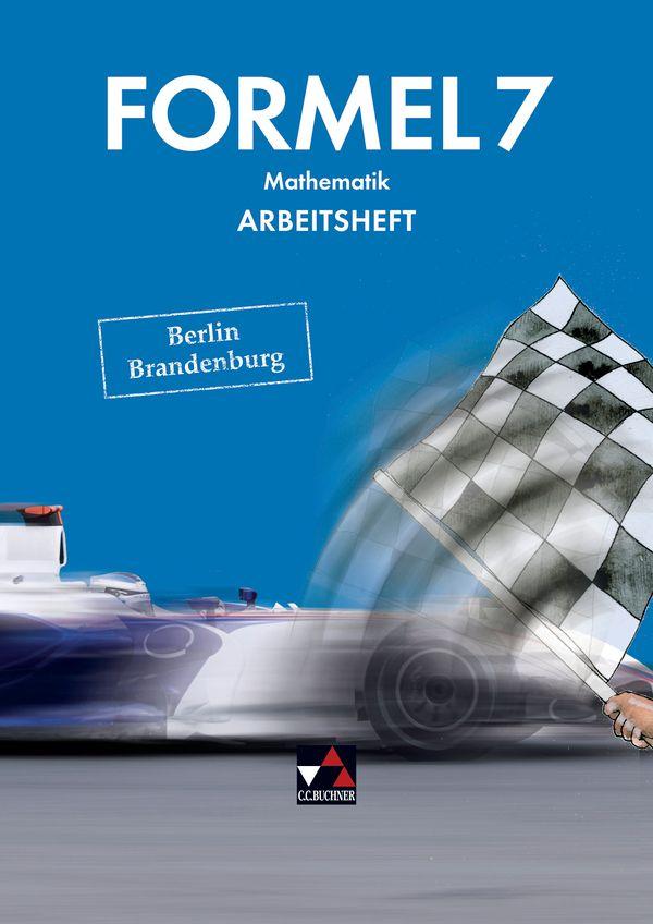 Vorderes Coverbild Formel 7 Berlin/Brandenburg. Arbeitsheft