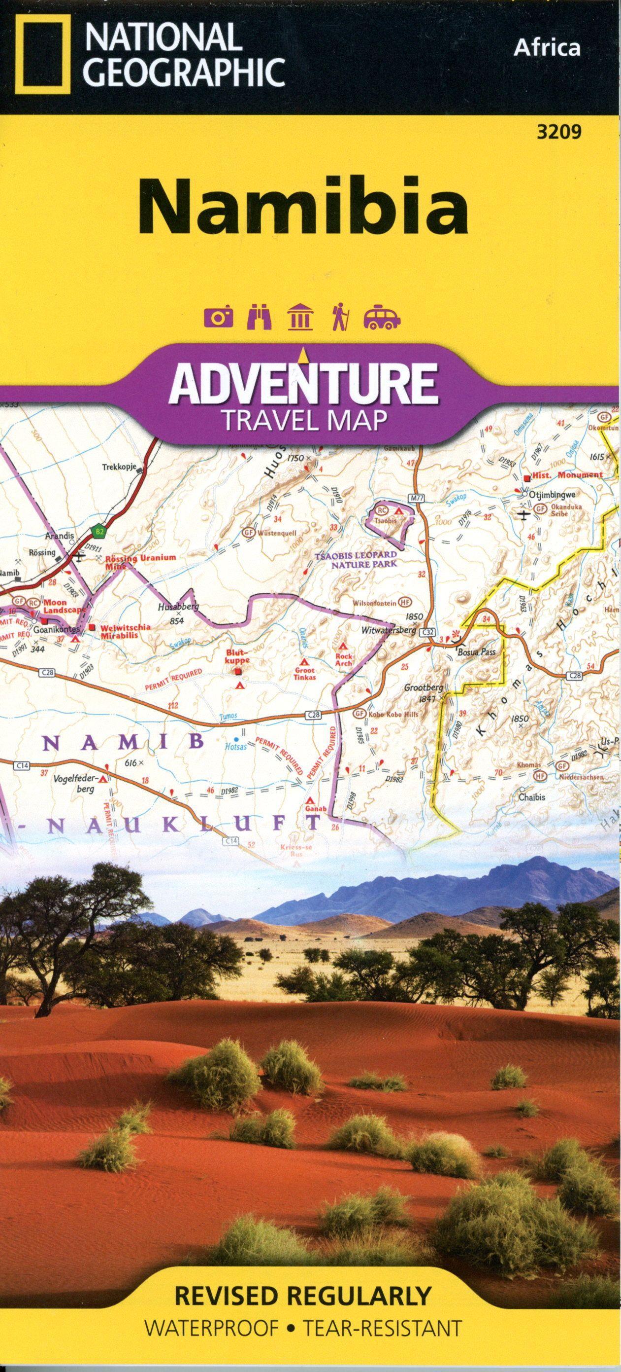 Vorderes Coverbild Touristische Karte Namibia 1:1 200 000