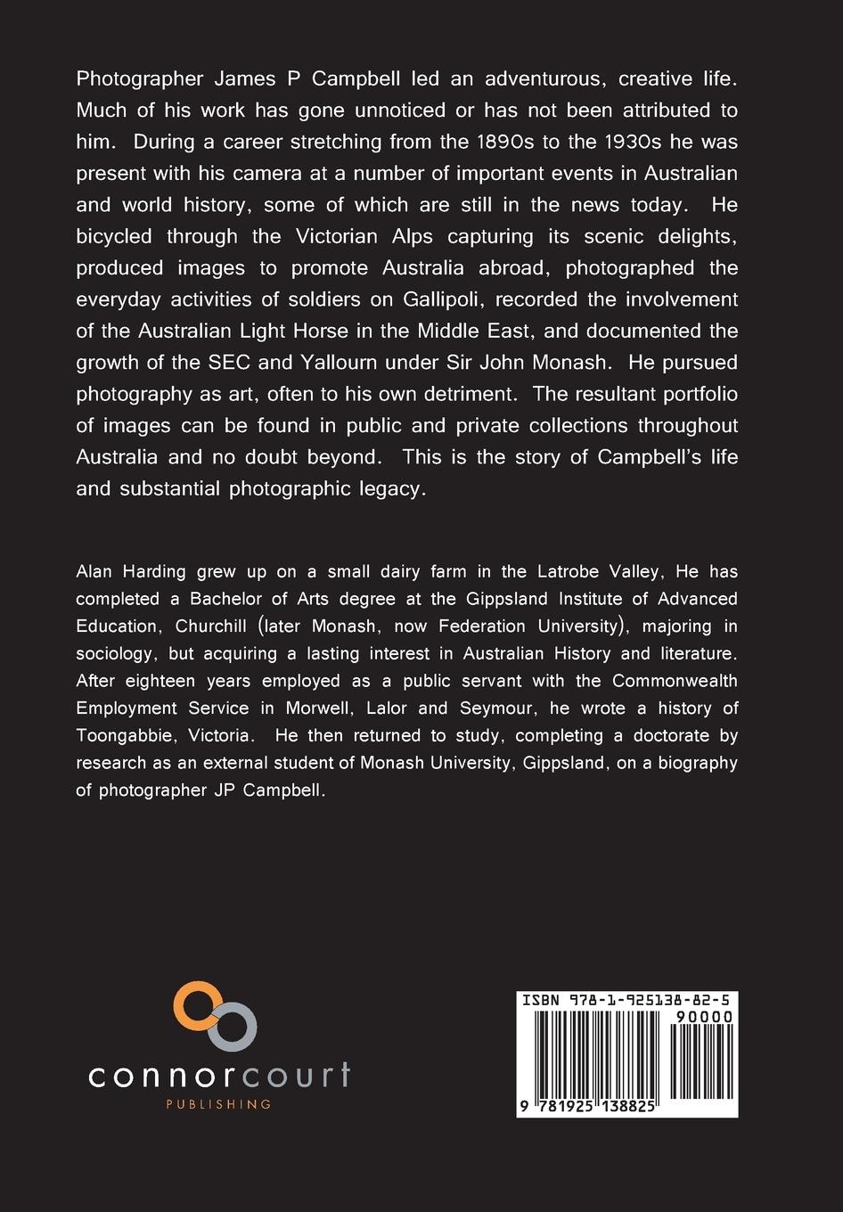 Rückseitencover JP Campbell: Pictorialist Photographer, at Home and at War