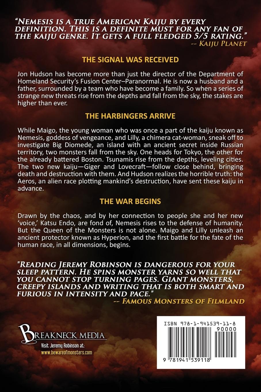 Rückseitencover Project Hyperion (A Kaiju Thriller)