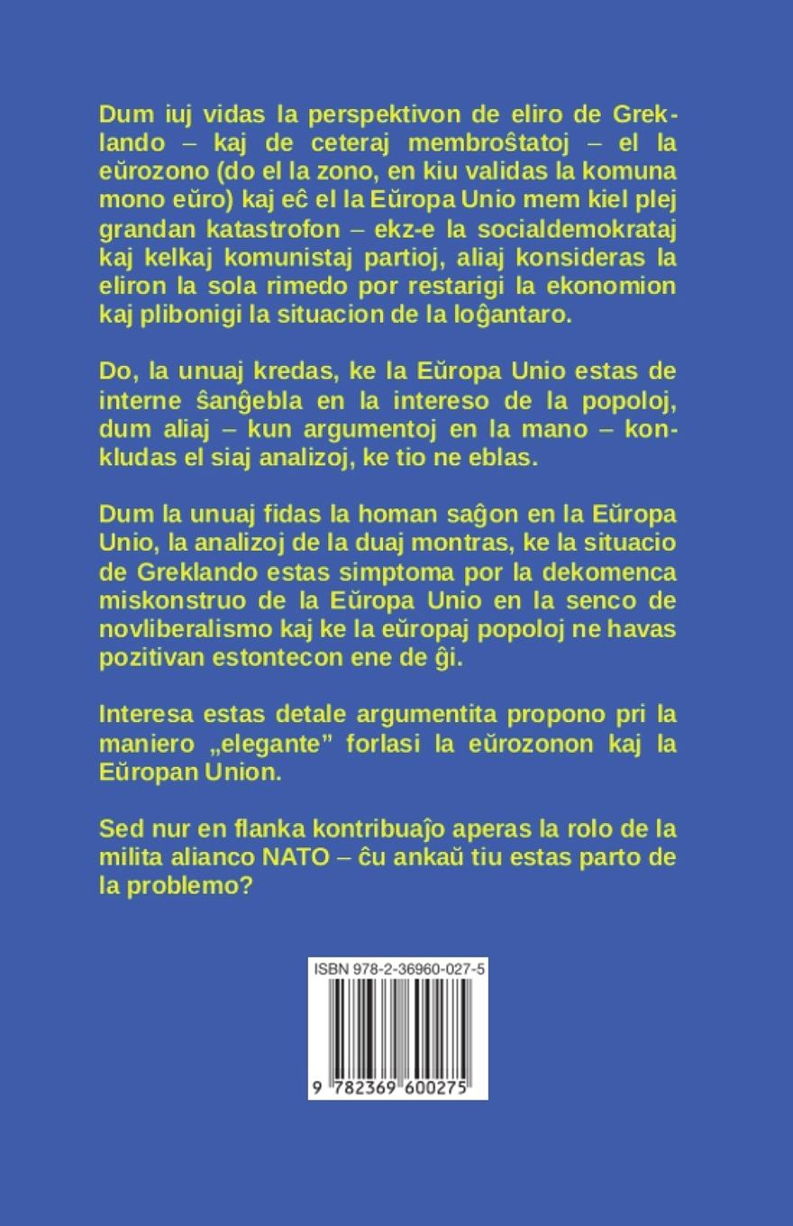Rückseitencover La Europa Unio, Greklando kaj la europanoj