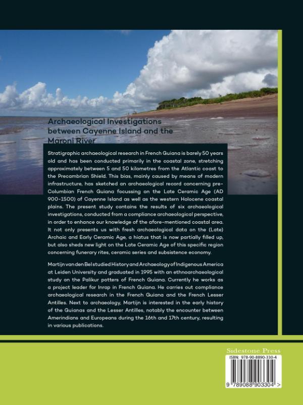Rückseitencover Archaeological Investigations between Cayenne Island and the Maroni River