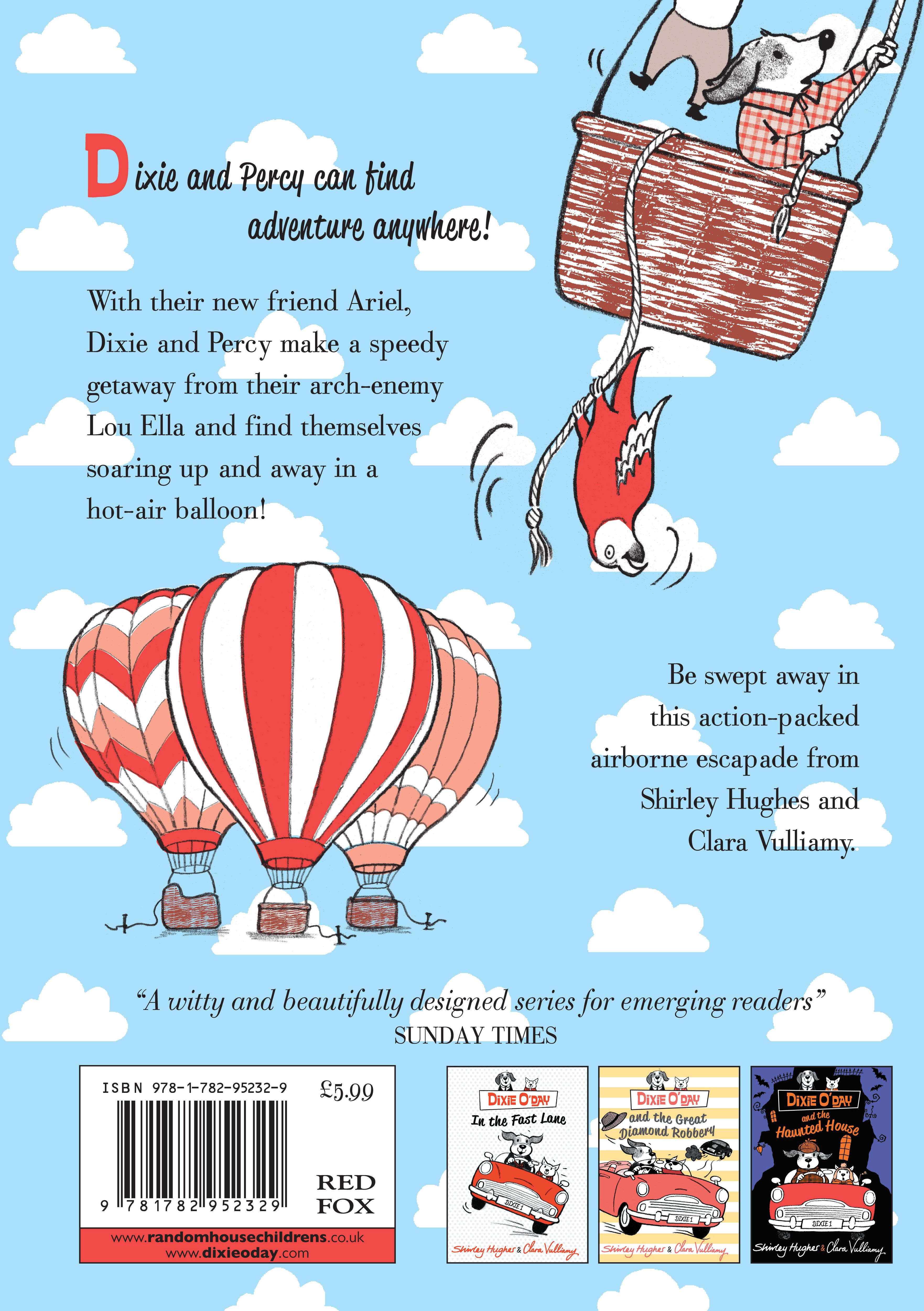 Rückseitencover Dixie O'Day: Up, Up and Away!