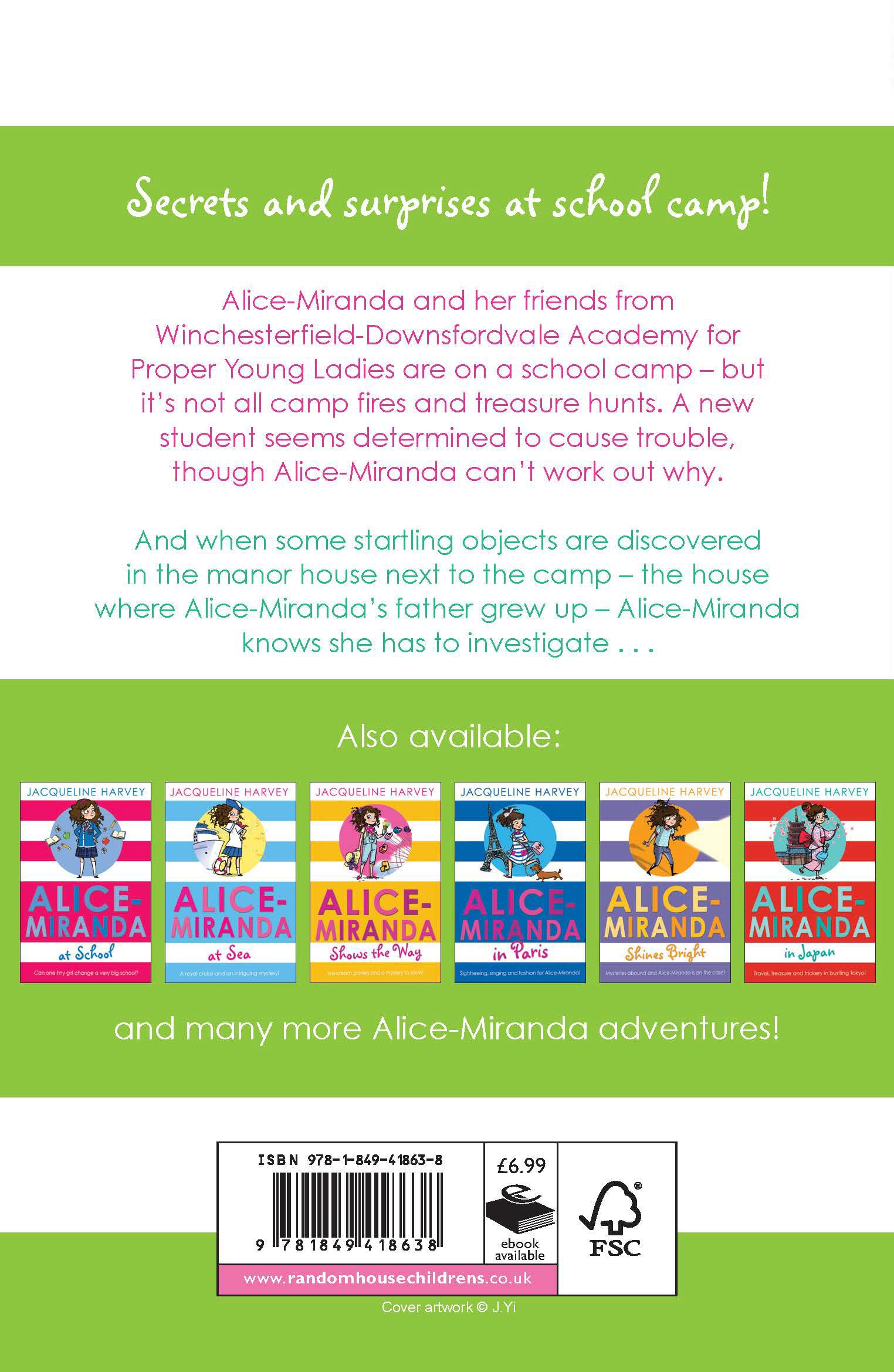 Rückseitencover Alice-Miranda at Camp