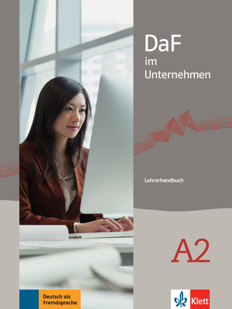 Vorderes Coverbild DaF im Unternehmen A2. Lehrerhandbuch