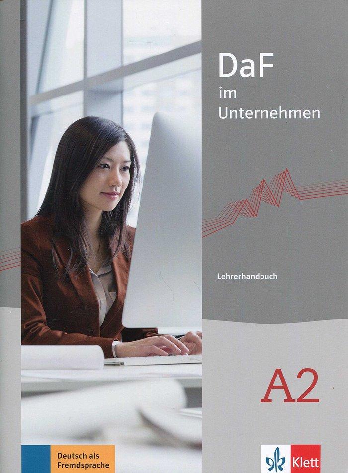 Vorderes Coverbild DaF im Unternehmen A2. Lehrerhandbuch