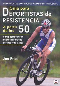 Vorderes Coverbild Guía para deportistas de resistencia a partir de los 50 : cómo competir con buenos resultados durante toda la vida