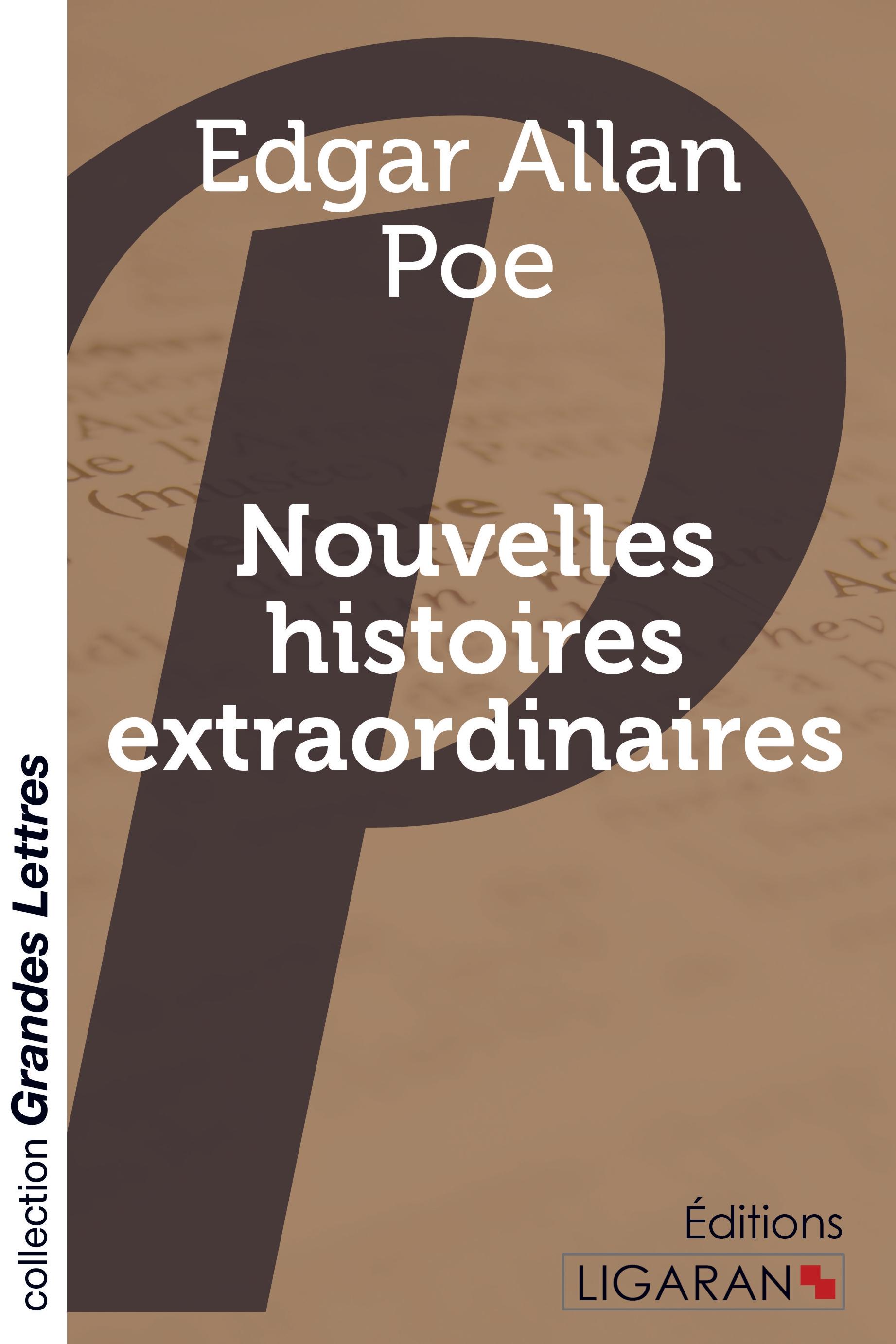 Vorderes Coverbild Nouvelles histoires extraordinaires (grands caractères)