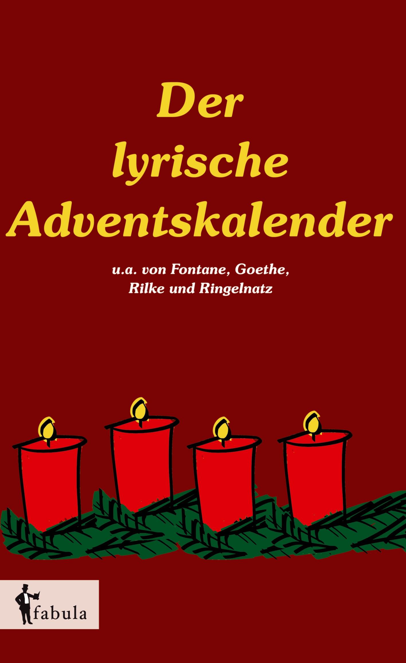Vorderes Coverbild Der lyrische Adventskalender