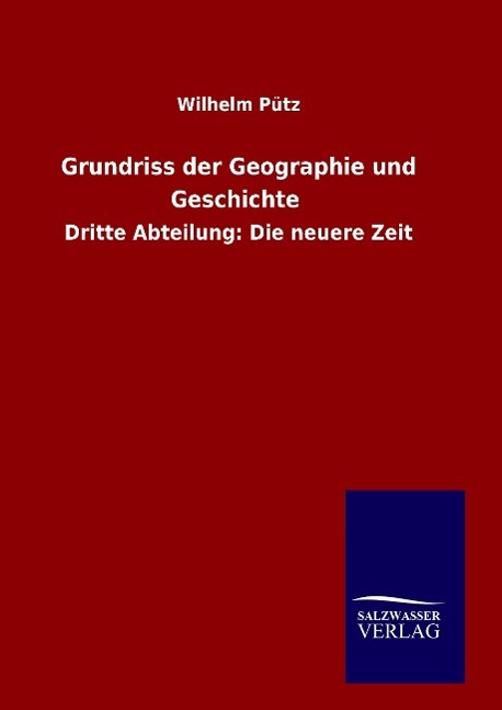 Vorderes Coverbild Grundriss der Geographie und Geschichte