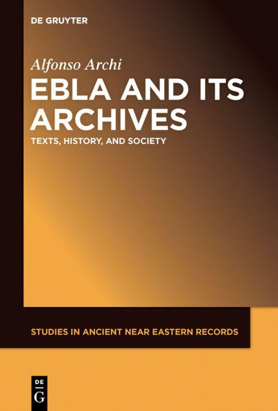 Vorderes Coverbild Ebla and Its Archives