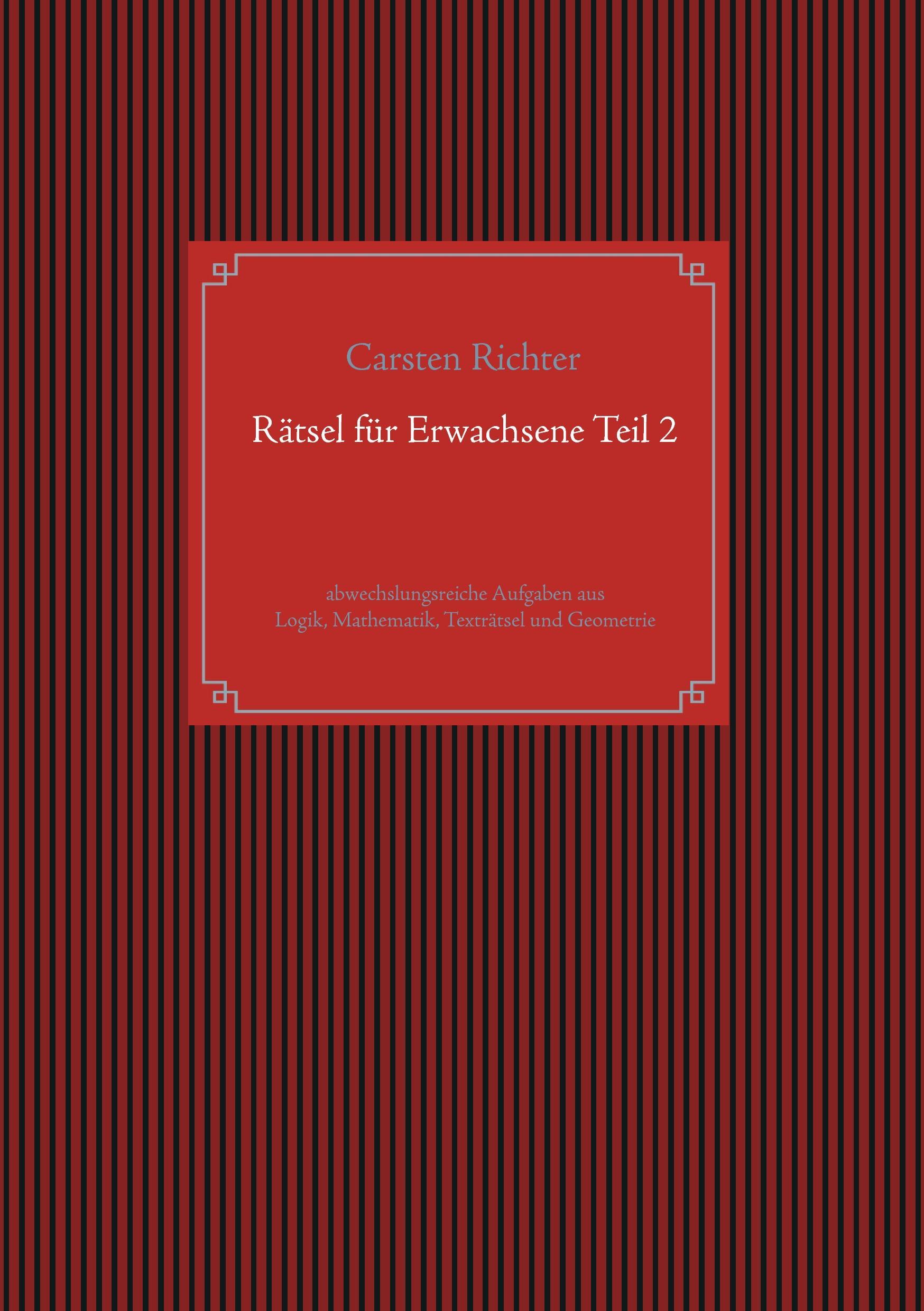 Vorderes Coverbild Rätsel für Erwachsene Teil 2