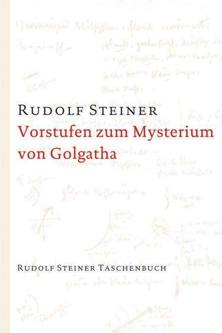 Vorderes Coverbild Vorstufen zum Mysterium von Golgatha