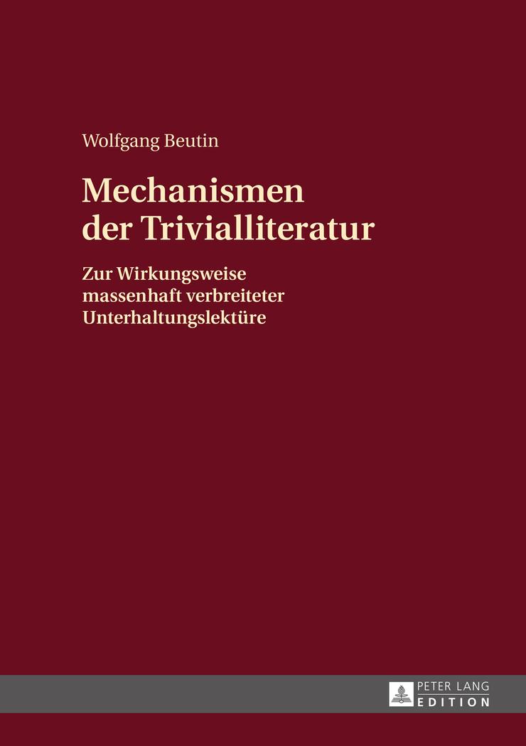 Vorderes Coverbild Mechanismen der Trivialliteratur