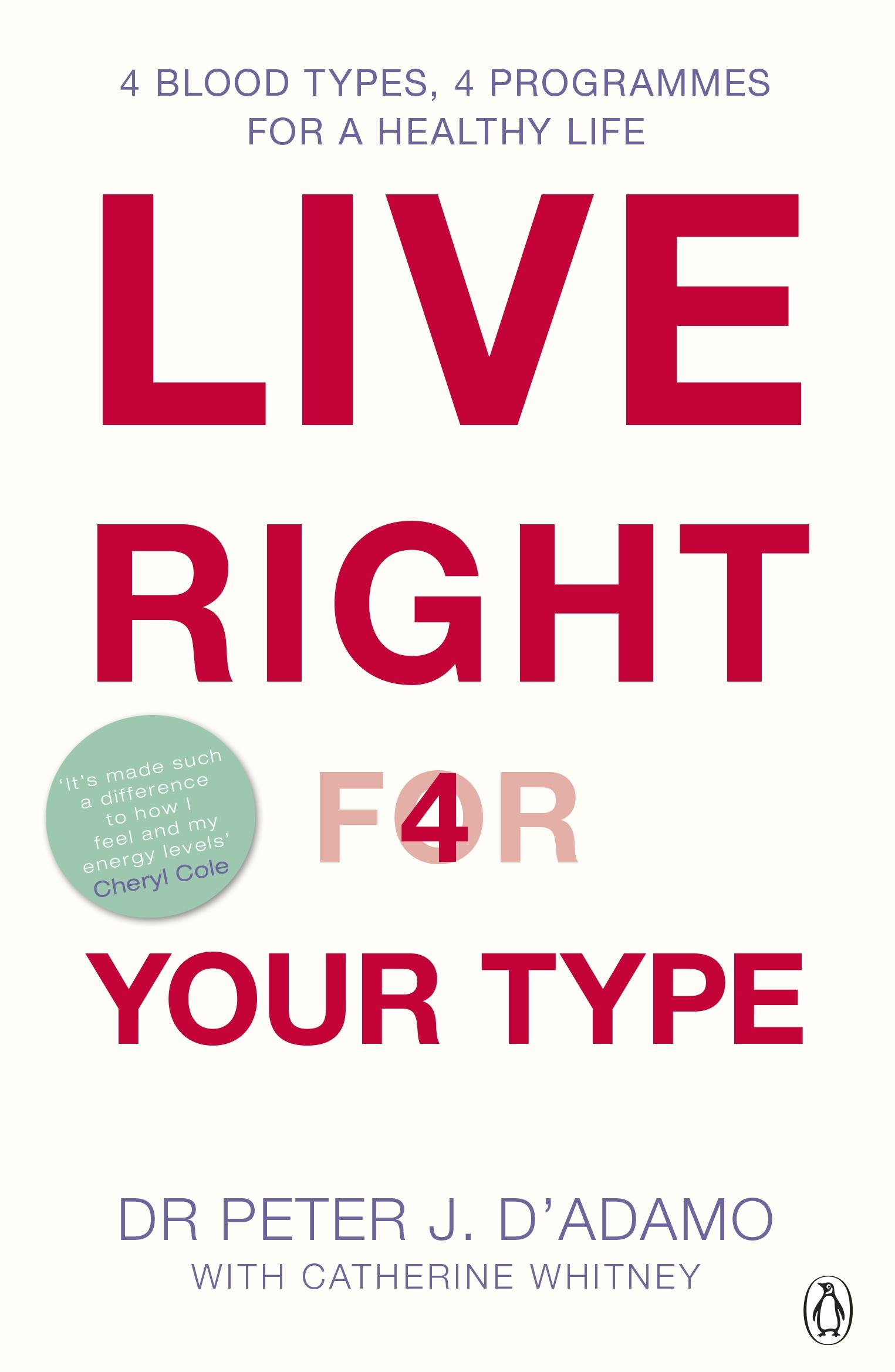Vorderes Coverbild Live Right for Your Type