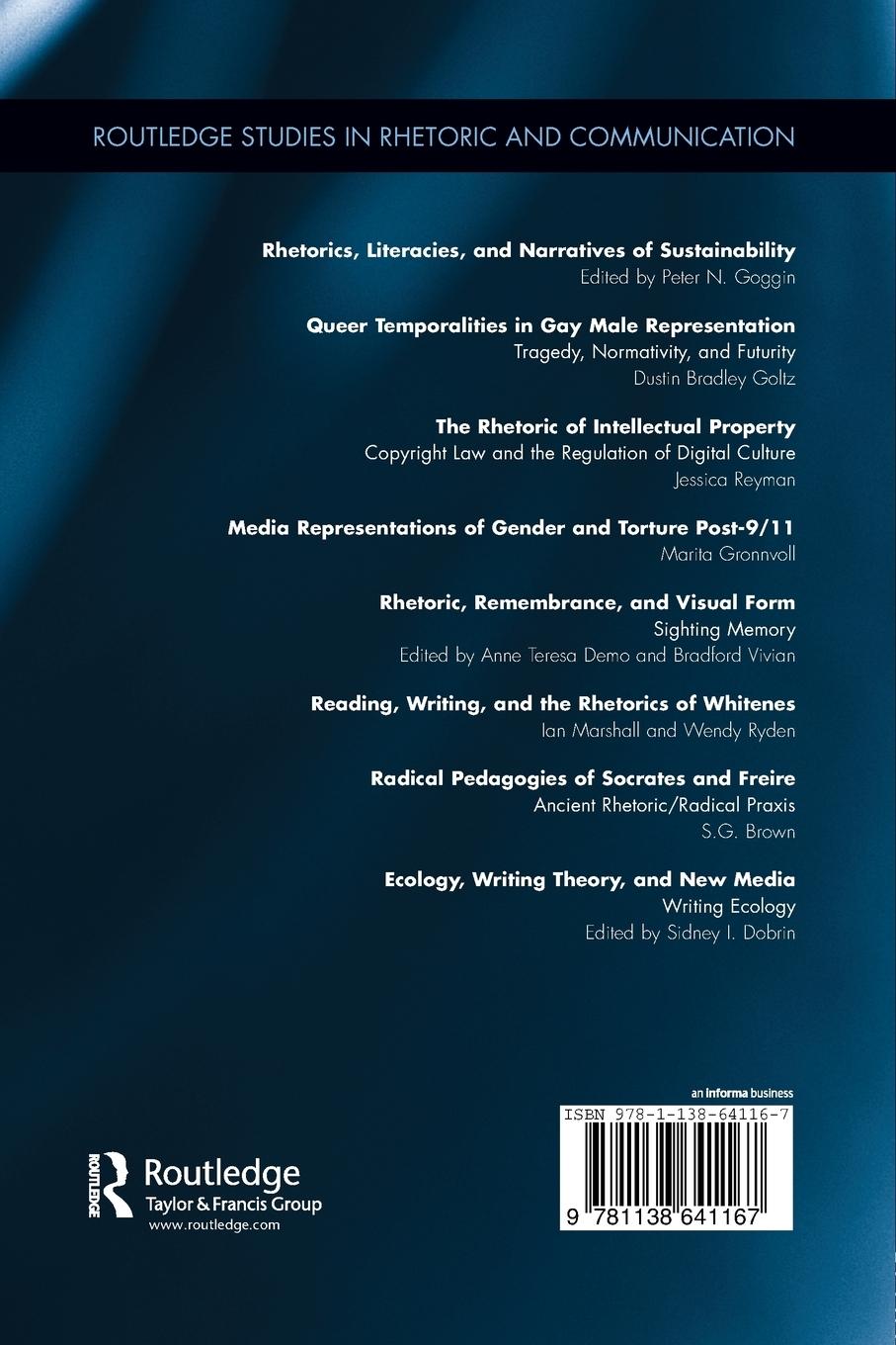 Rückseitencover Ecology, Writing Theory, and New Media