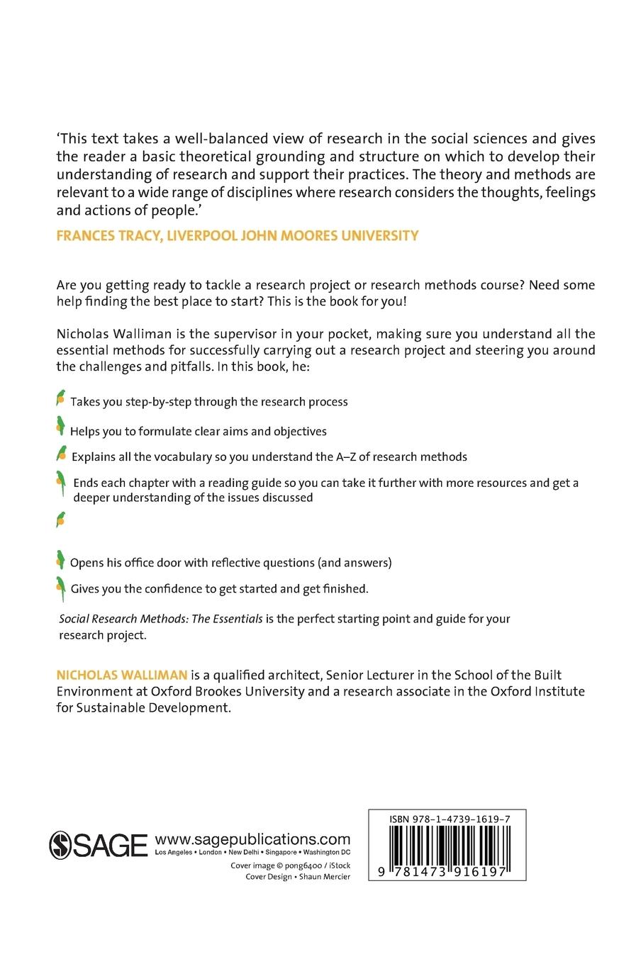 Rückseitencover Social Research Methods