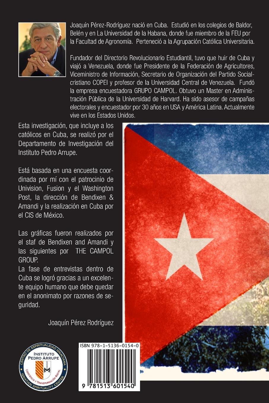 Rückseitencover LA VOZ CUBANA, Joaquín Pérez-Rodríguez