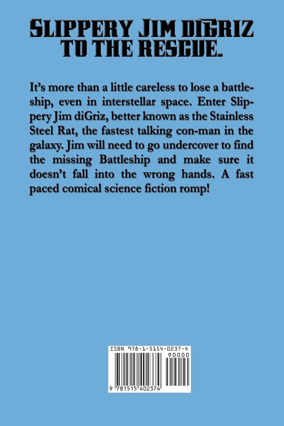 Rückseitencover The stainless Steel Rat and The Misplaced Battleship