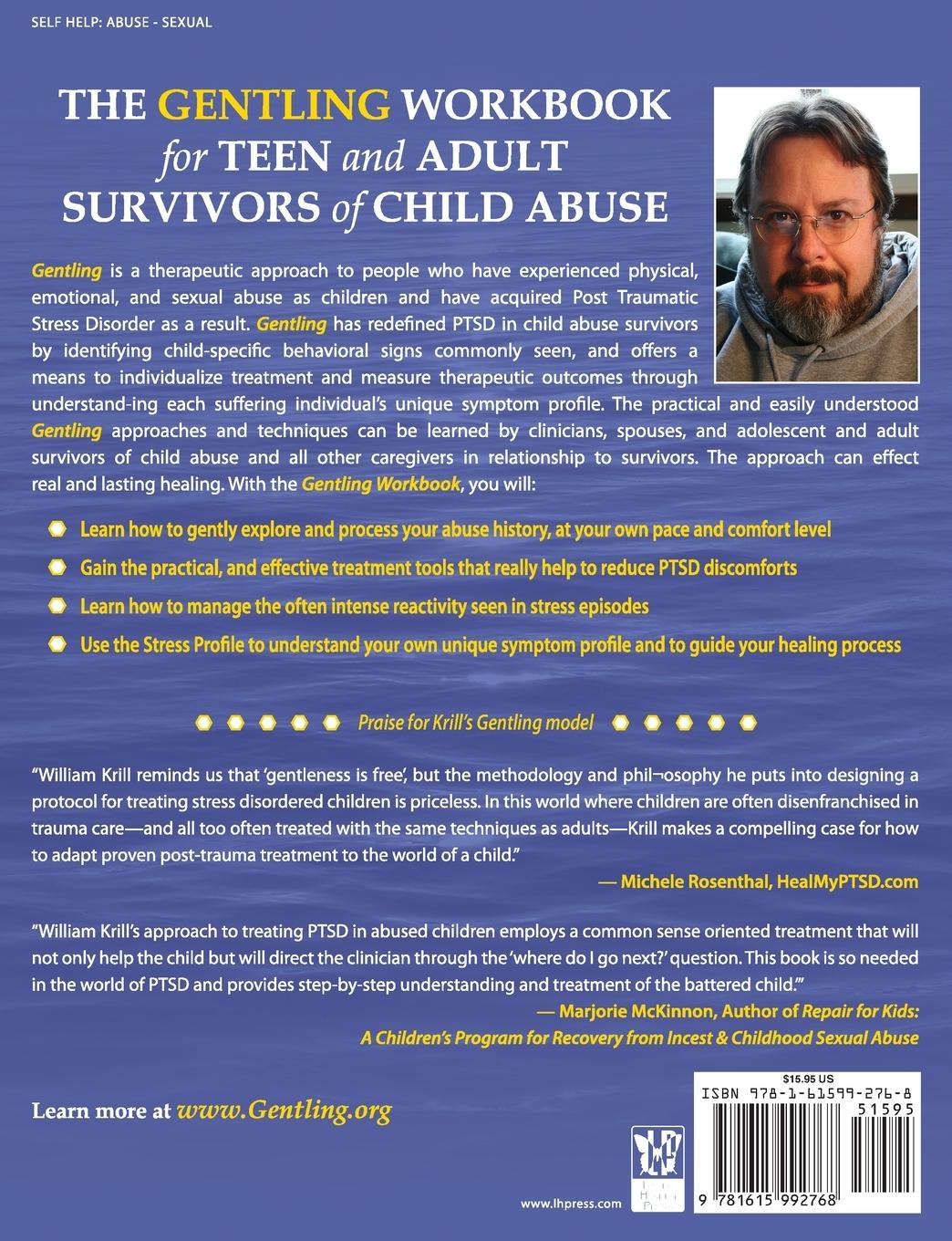 Rückseitencover The Gentling Workbook for Teen and Adult Survivors of Child Abuse
