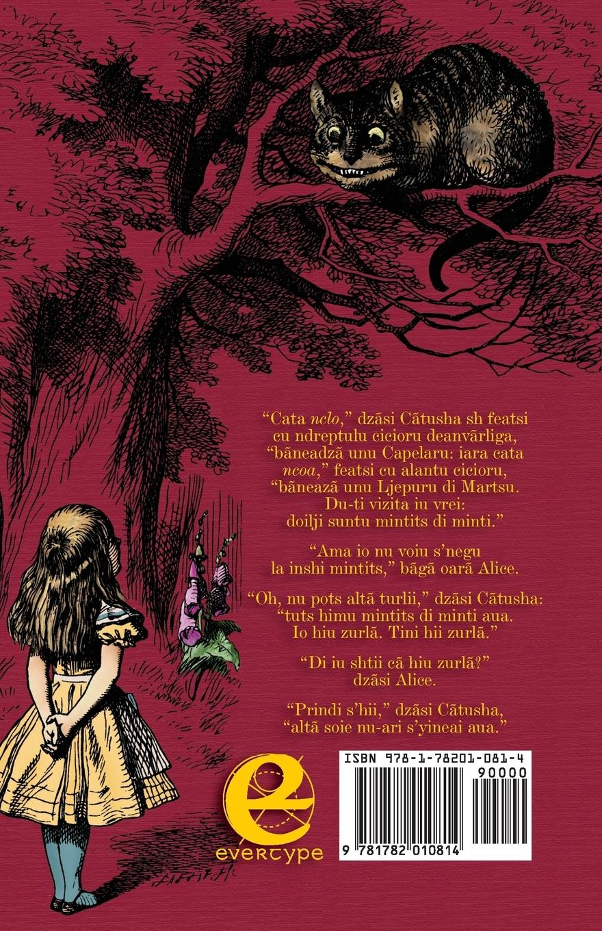 Rückseitencover Patimatli ali Alice tu Vãsilia ti Ciudii