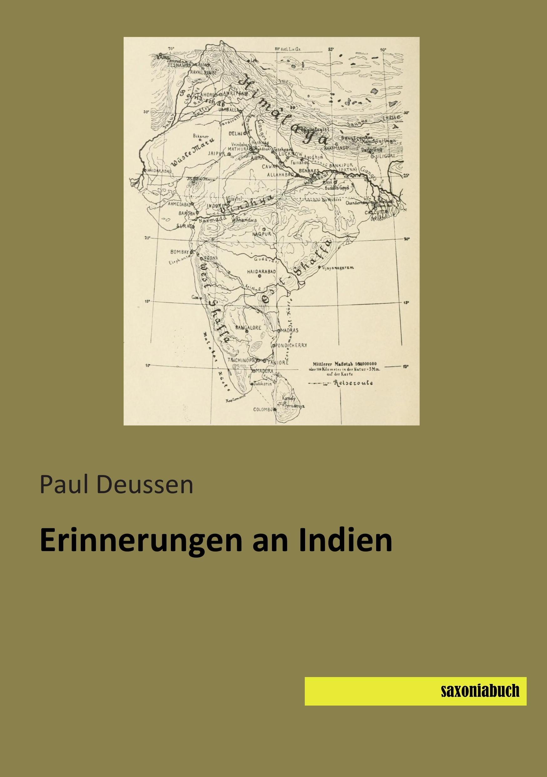 Vorderes Coverbild Erinnerungen an Indien