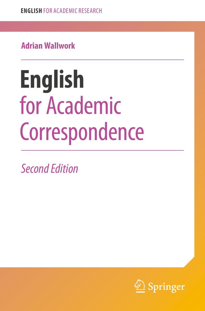 Vorderes Coverbild English for Academic Correspondence