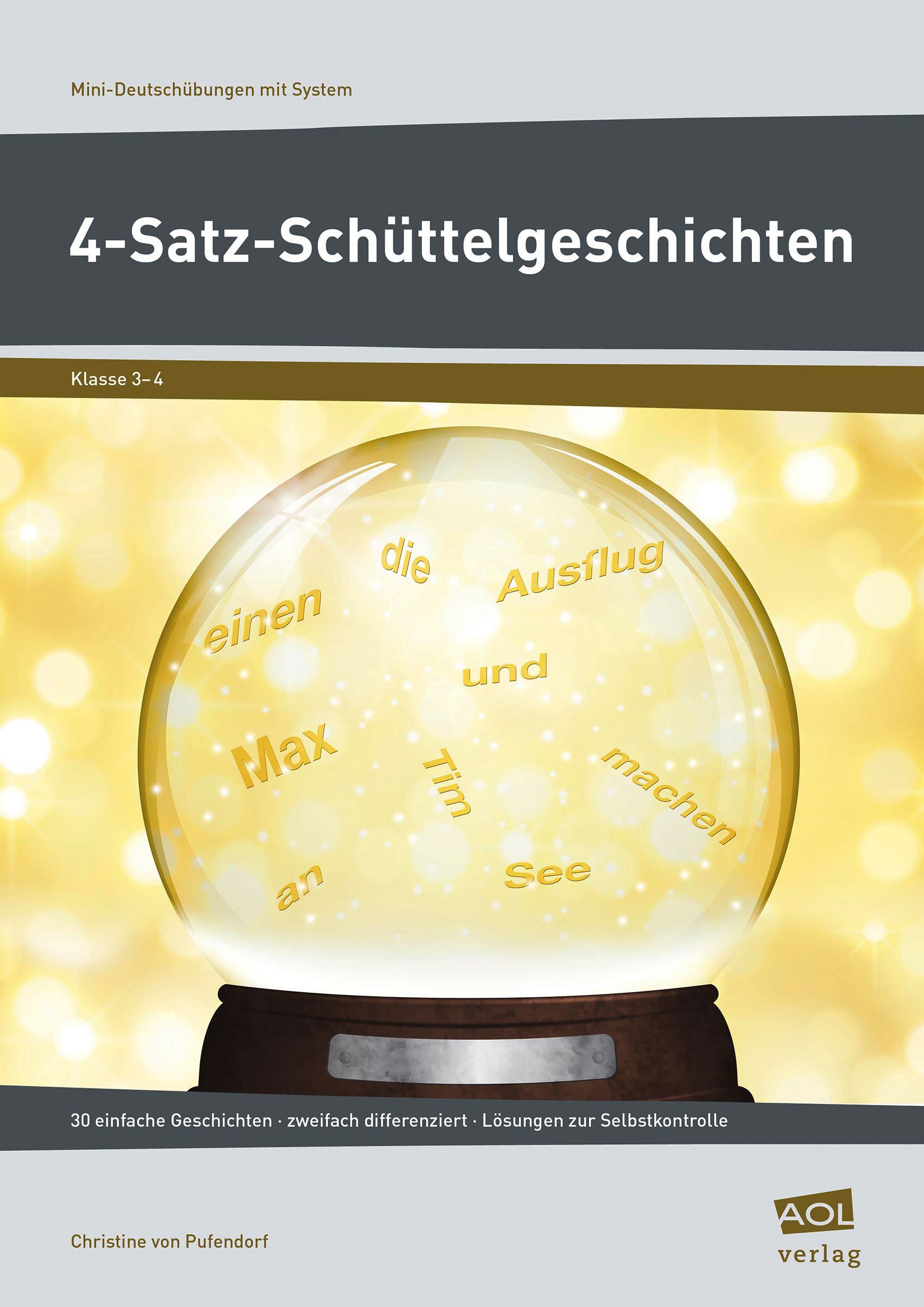 Vorderes Coverbild 4-Satz-Schüttelgeschichten