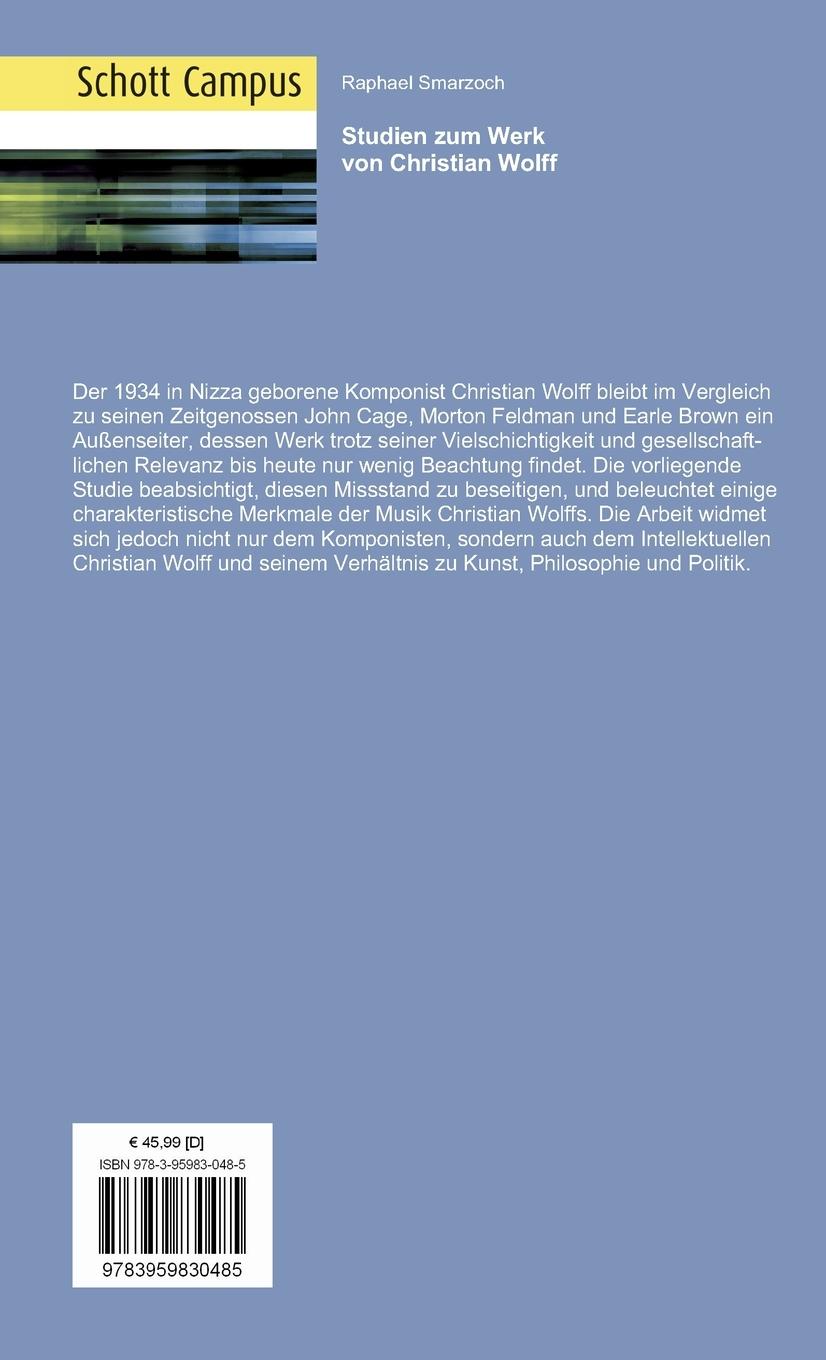 Rückseitencover Genaueste Handlungen unter den freiesten Bedingungen