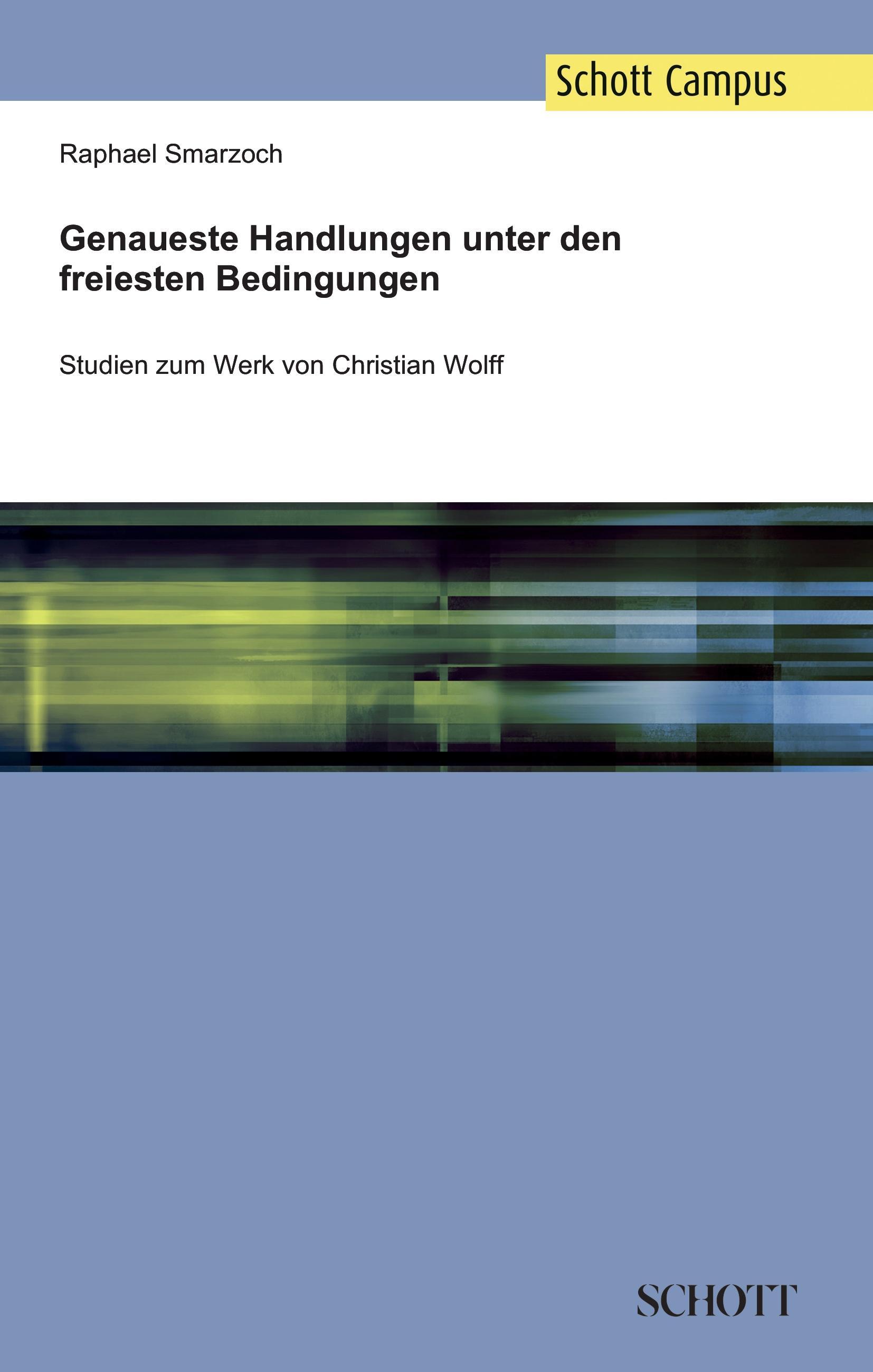 Vorderes Coverbild Genaueste Handlungen unter den freiesten Bedingungen