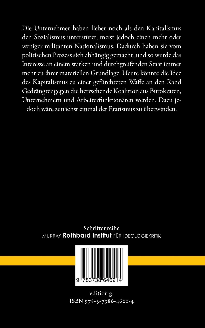 Rückseitencover Das libertäre Manifest