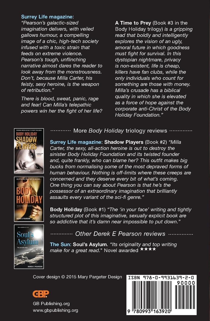 Rückseitencover Body Holiday - A Time to Prey