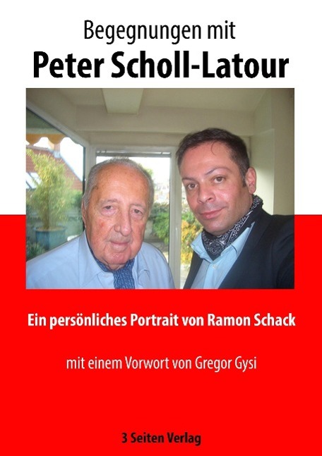 Vorderes Coverbild Begegnungen mit Peter Scholl-Latour