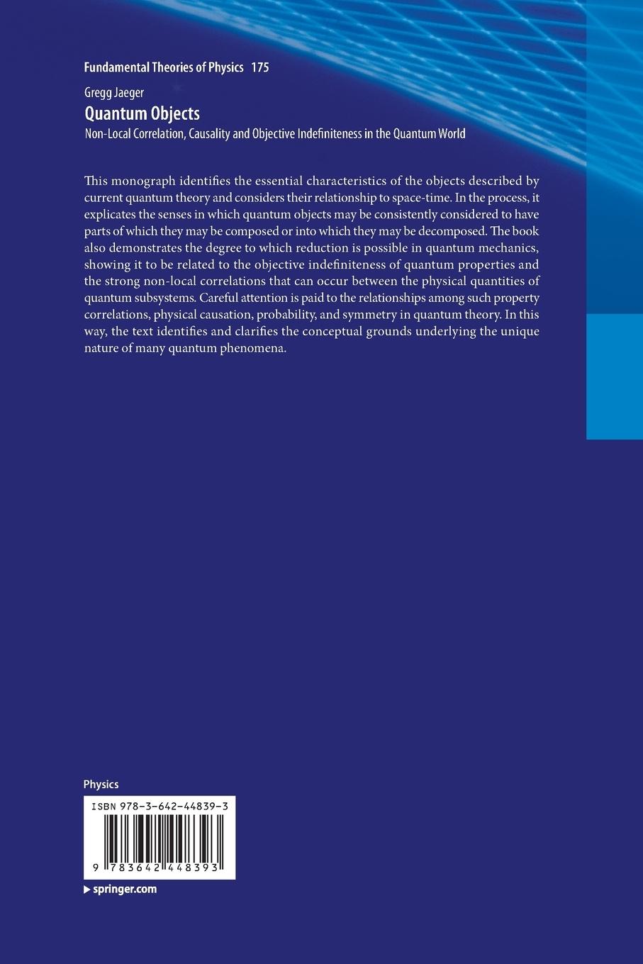Rückseitencover Quantum Objects
