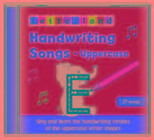 Vorderes Coverbild Handwriting Songs - Uppercase