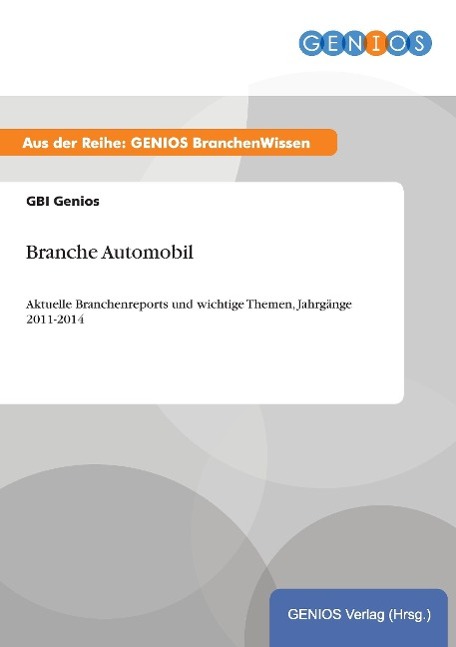 Vorderes Coverbild Branche Automobil