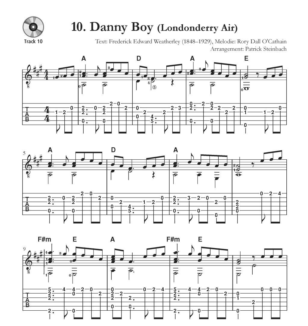 Beispielinhalt (Bild) Irish Guitar Tunes